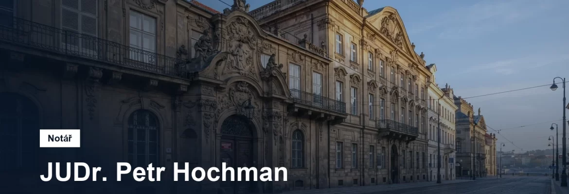 JUDr. Petr Hochman, notář Praha 1