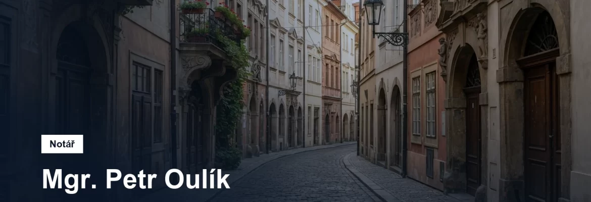 Mgr. Petr Oulík, notář pro obvod Prahy 4