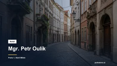 Mgr. Petr Oulík, notář pro obvod Prahy 4