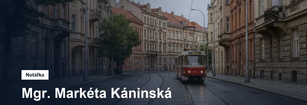 Mgr. Markéta Káninská, notářka pro obvod Prahy 4