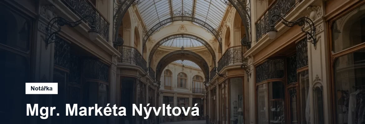 Mgr. Markéta Nývltová, notářka pro obvod Prahy 4