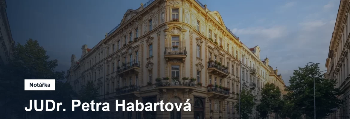 JUDr. Petra Habartová, notářka pro obvod Prahy 4