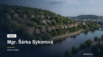 Mgr. Šárka Sýkorová, notářka pro obvod Prahy 4
