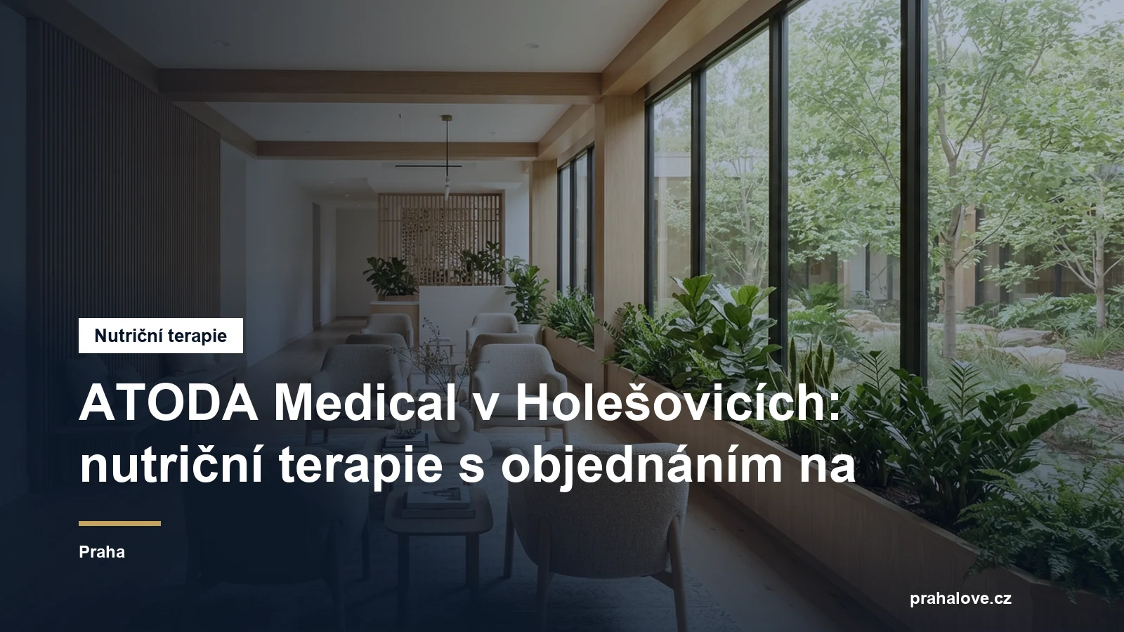 Prostředí nutriční ambulance v Praze