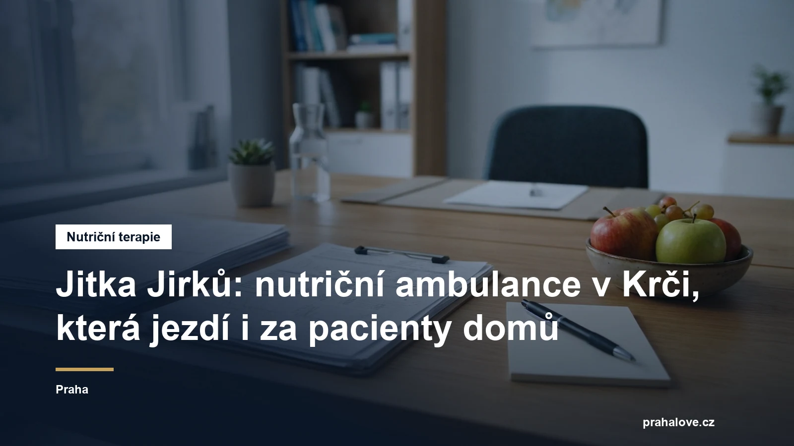 Prostředí nutriční ambulance v Praze