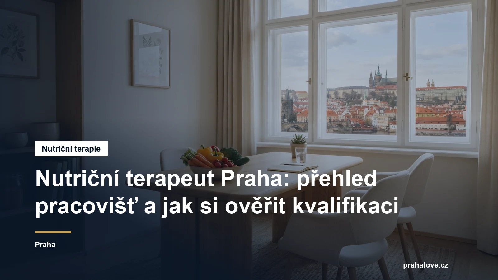 Nutriční terapie v Praze, prostředí ambulance