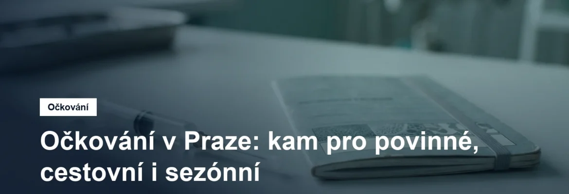Injekční stříkačka a očkovací průkaz na světlém stole
