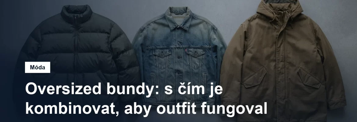 Oversized bundy naaranžované na neutrálním pozadí