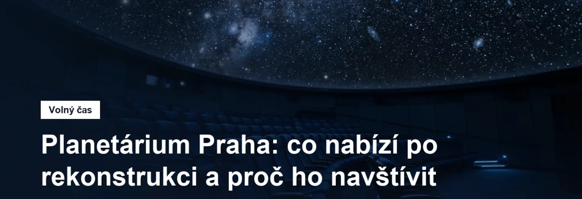 Hvězdná obloha promítaná na kopuli planetária