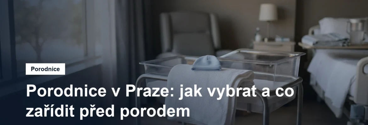 Postýlka pro novorozence na klidném oddělení nemocnice