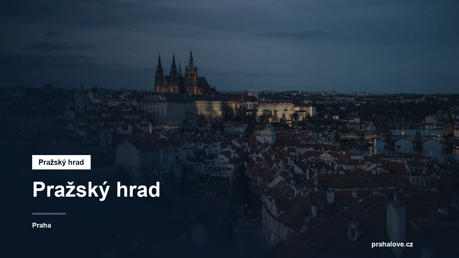 Panorama Pražského hradu s katedrálou