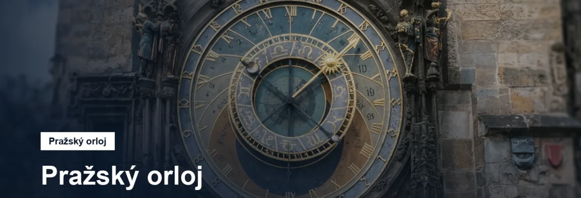 Detail astronomického ciferníku orloje