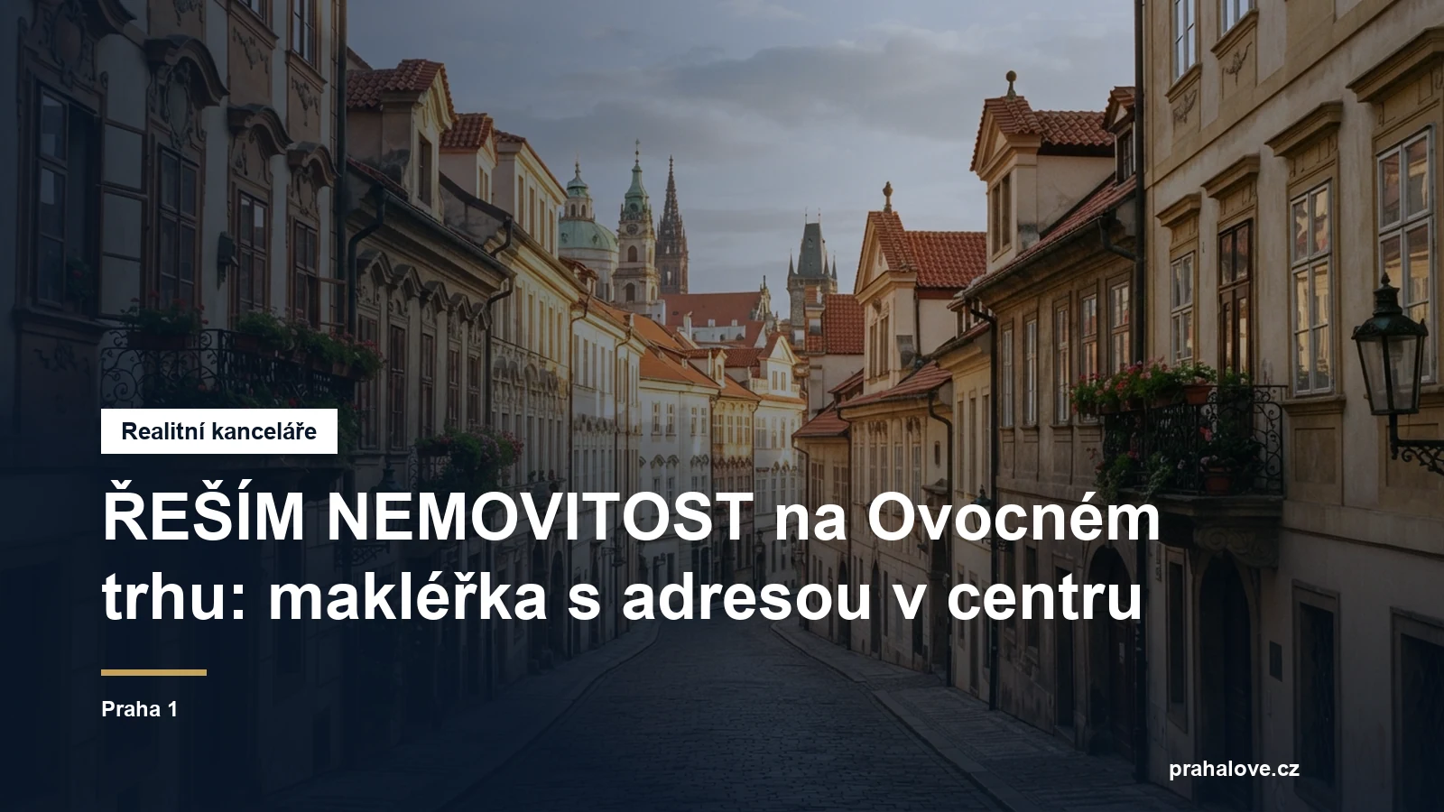 Realitní kancelář v Praze, Praha 1