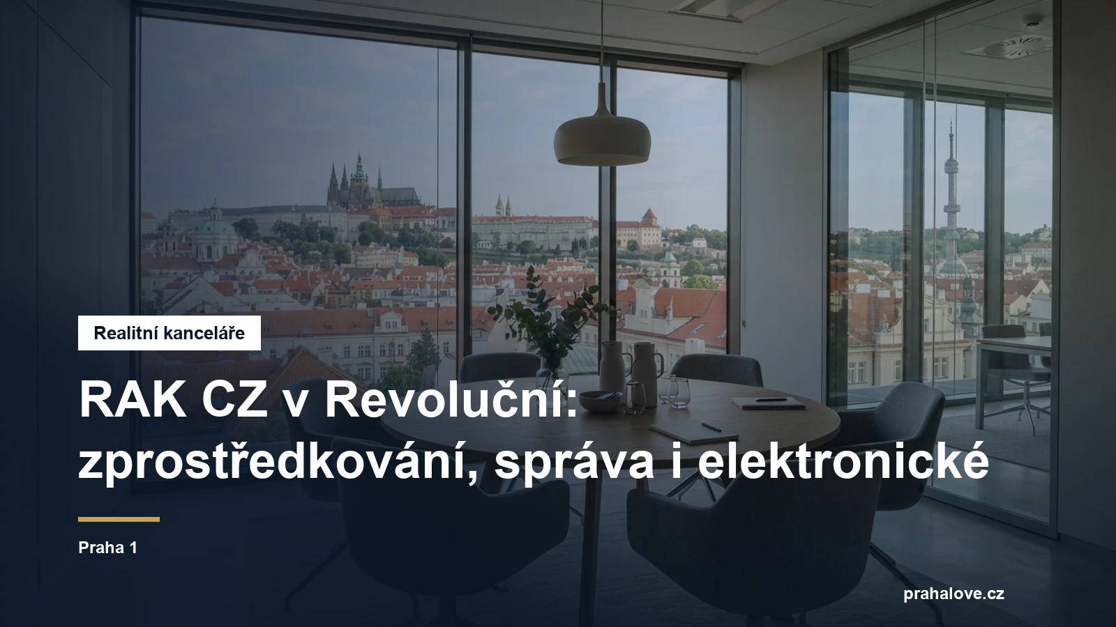Realitní kancelář v Praze, Praha 1