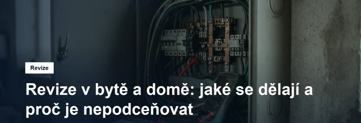 Rozvaděč a měřicí přístroj při kontrole