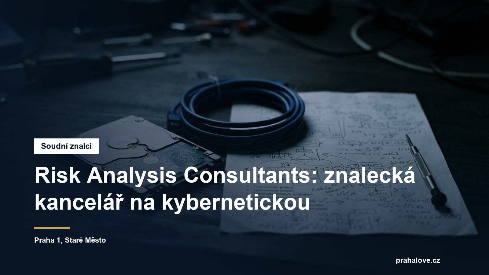 Znalecká kancelář Risk Analysis Consultants, posudky na kybernetickou bezpečnost a informační technologie, Staré Město v Praze 1