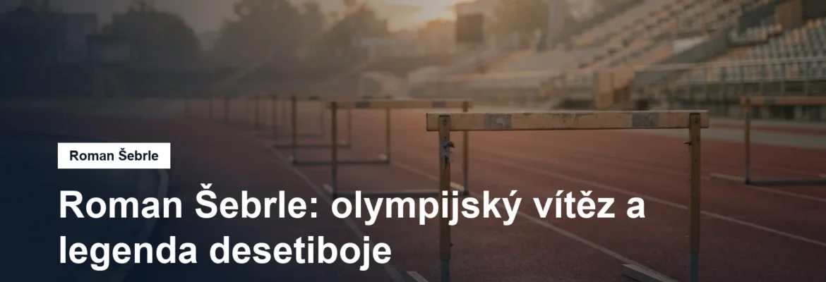 Atletická dráha a překážky za ranního světla