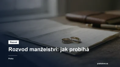 Dva snubní prsteny položené na úředním dokumentu