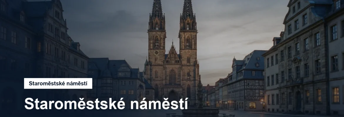 Týnský chrám nad historickým náměstím
