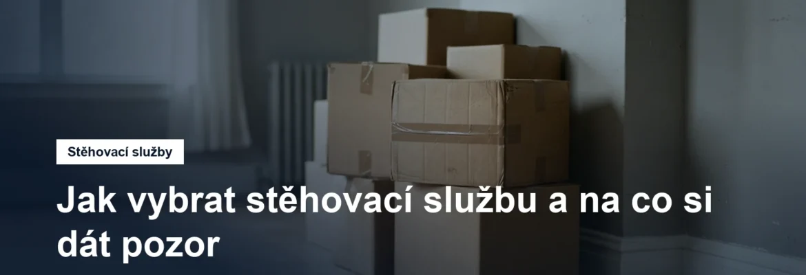 Kartonové krabice připravené ke stěhování