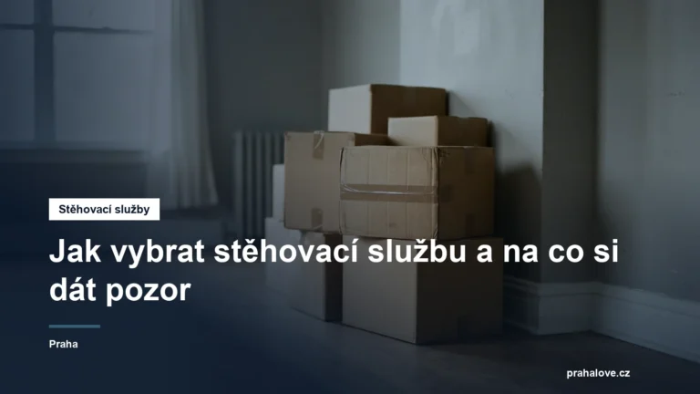 Kartonové krabice připravené ke stěhování