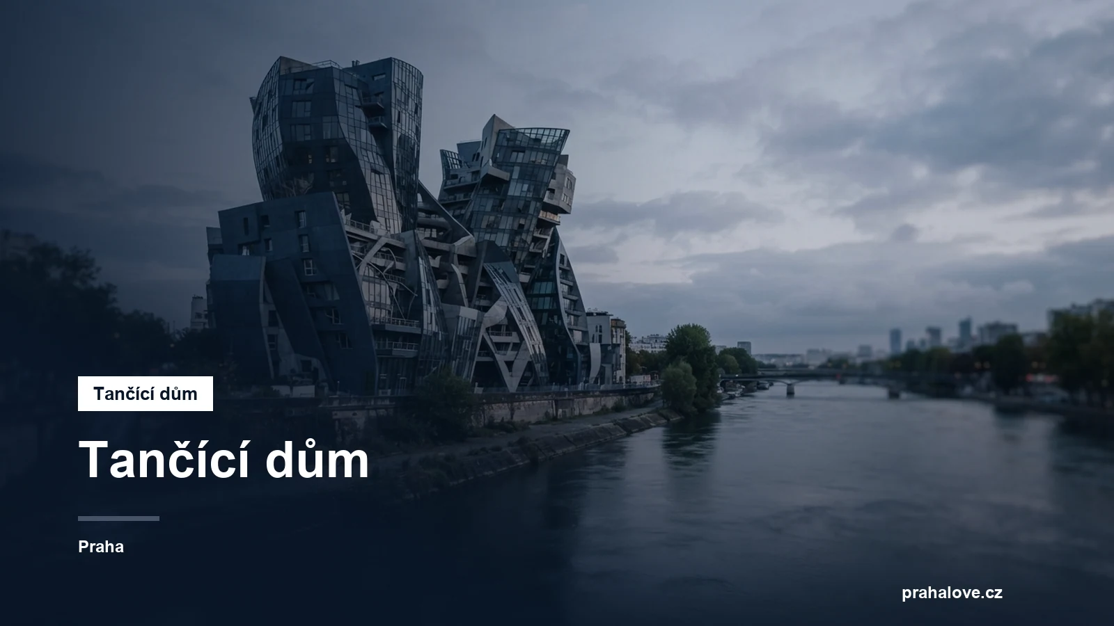 Dekonstruktivistická budova na nábřeží
