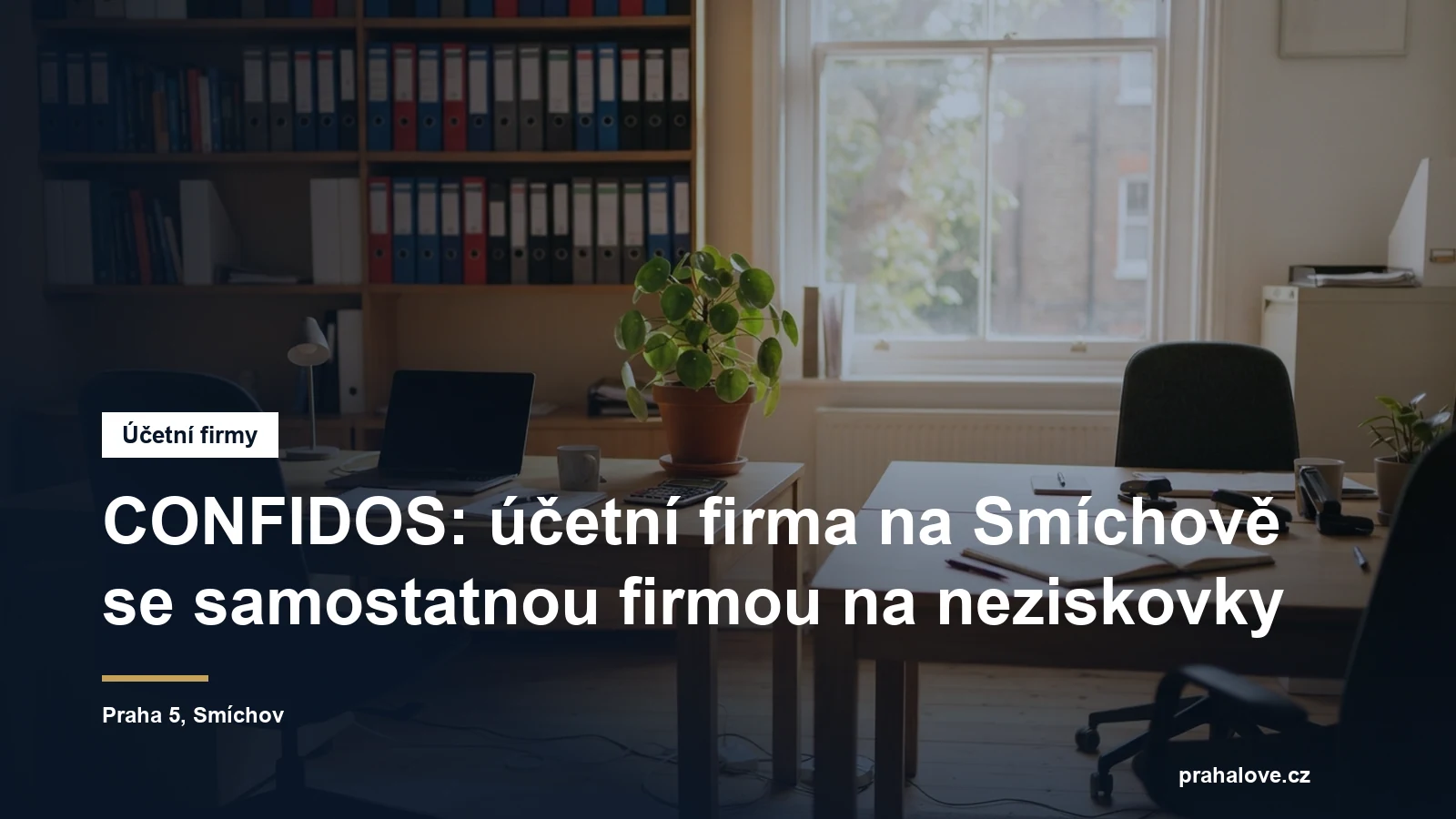Účetní kancelář na Smíchově v Praze