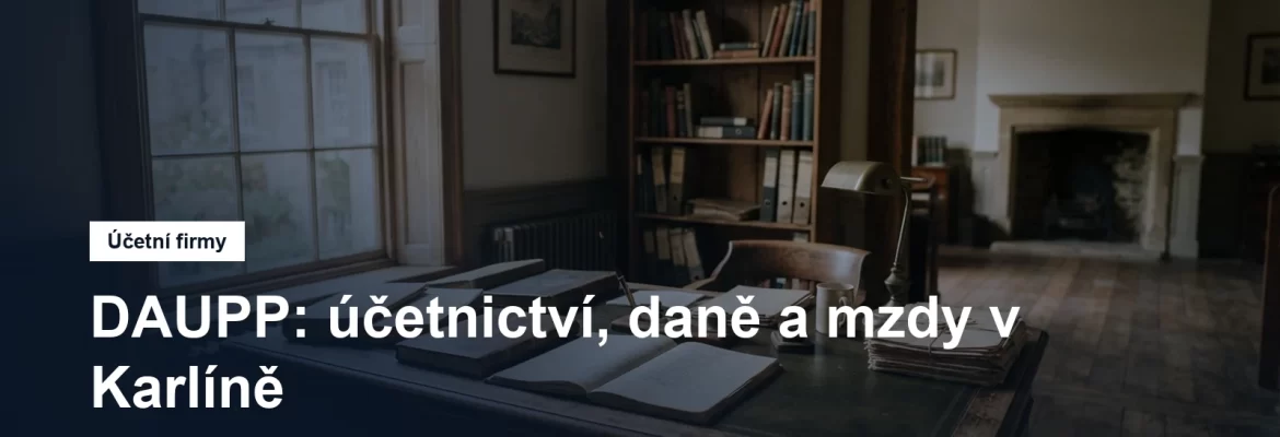 Účetní kancelář v Karlíně v Praze