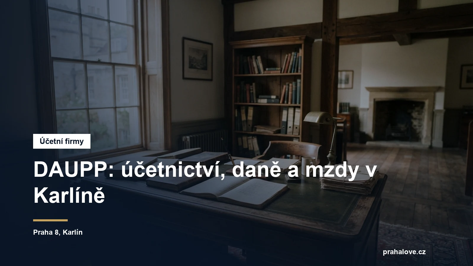Účetní kancelář v Karlíně v Praze