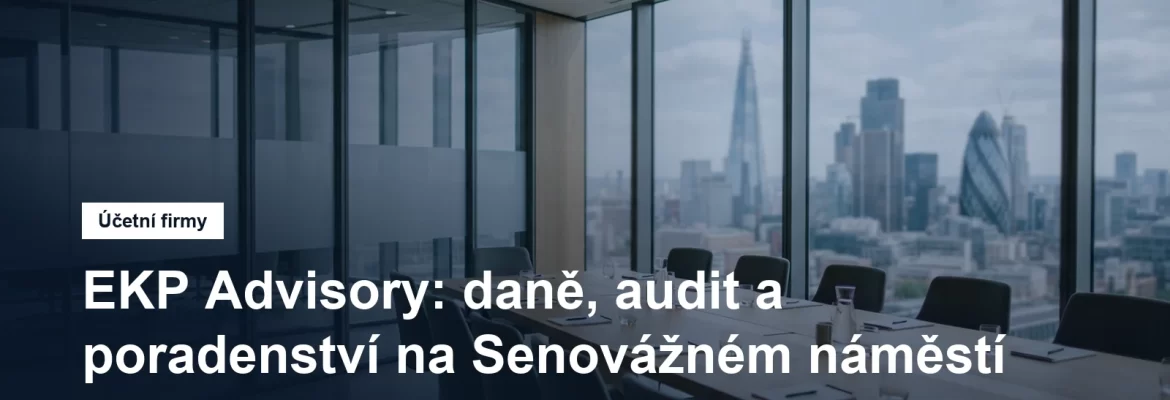 Poradenská a auditorská kancelář na Senovážném náměstí