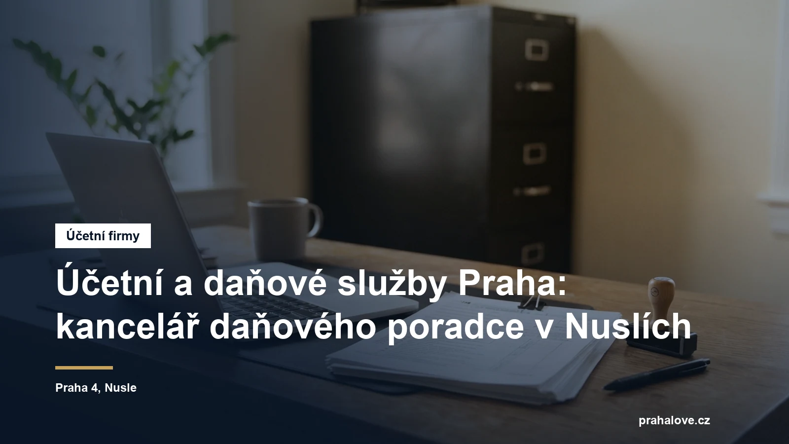 Účetní a daňová kancelář v Nuslích v Praze