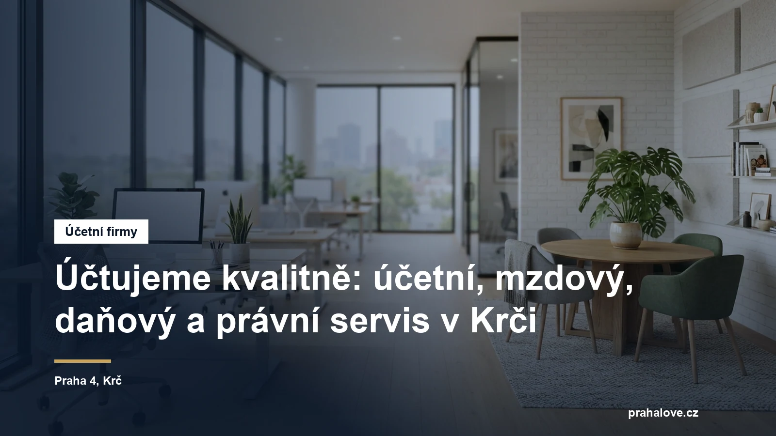 Účetní a daňová kancelář v Praze 4