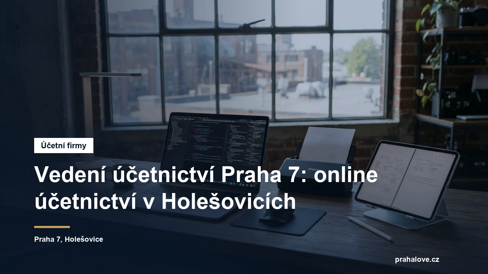 Online účetní kancelář v Holešovicích v Praze