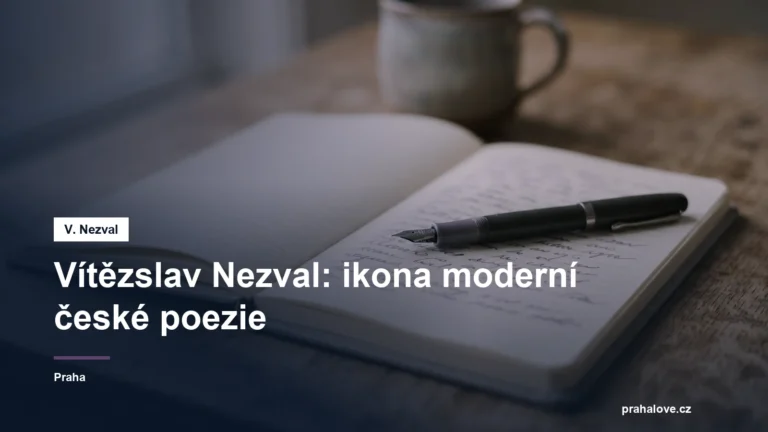 Otevřený zápisník s verši a pero