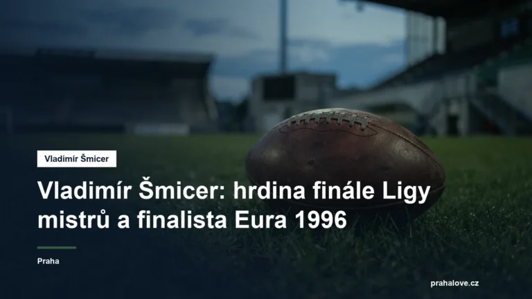 Fotbalový míč na trávníku za večerního světla