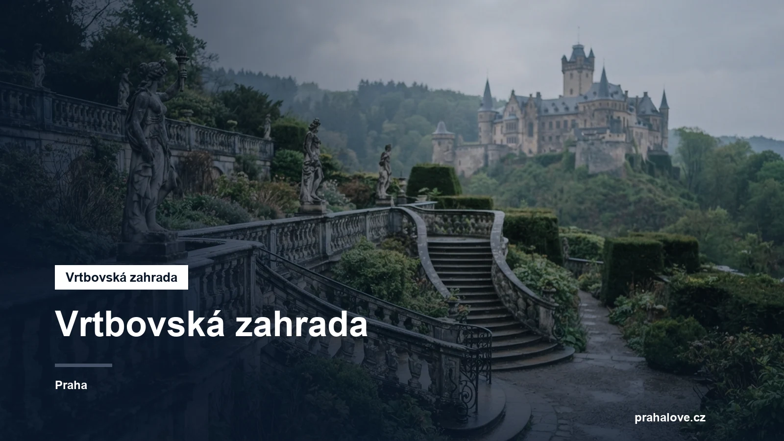 Barokní terasovitá zahrada se sochami