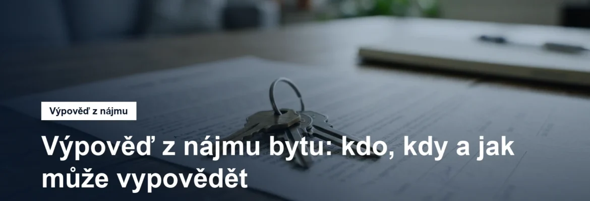 Klíče od bytu položené na nájemní smlouvě