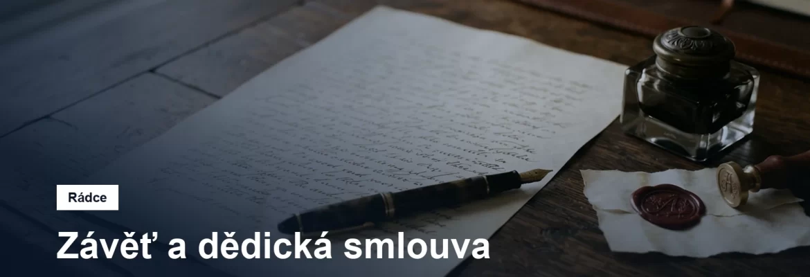 Ručně psaný dokument s plnicím perem a pečetí na dřevěném psacím stole