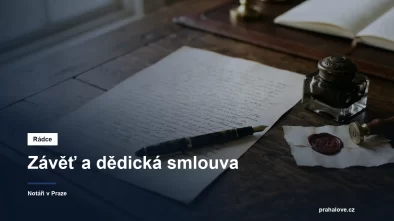 Ručně psaný dokument s plnicím perem a pečetí na dřevěném psacím stole