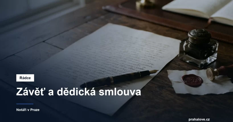 Ručně psaný dokument s plnicím perem a pečetí na dřevěném psacím stole