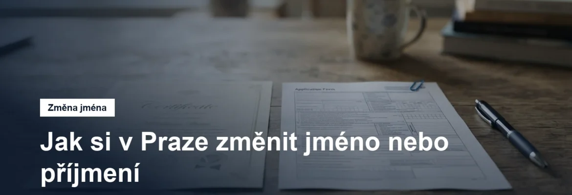 Matriční doklad a žádost na úředním stole