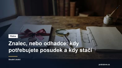 Znalecký posudek a odhad ceny nemovitosti na pracovním stole