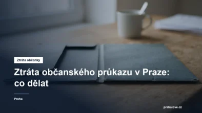 Prázdné pouzdro na doklady na stole