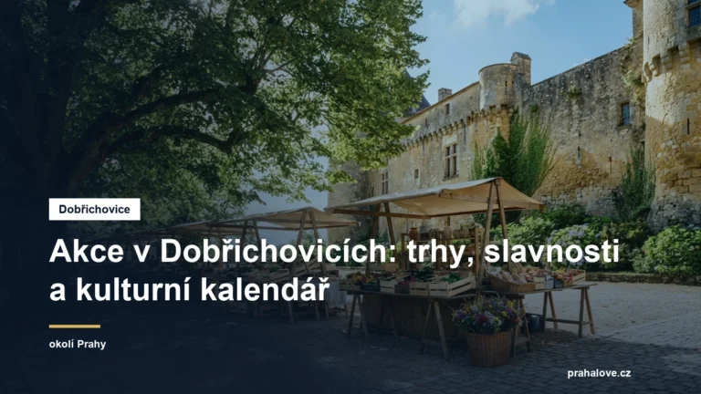 Farmářské stánky pod lípou u zámku
