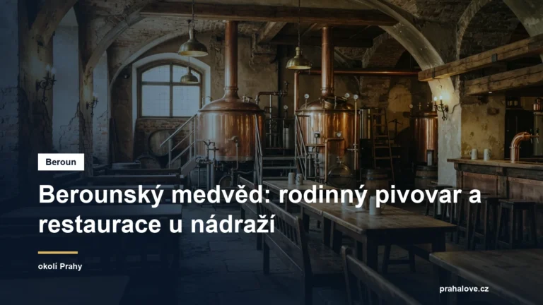 Pivovarská restaurace s měděnou varnou