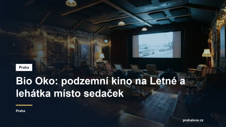 Sál kina s netradičním sezením