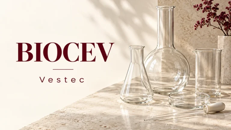 Laboratorní sklo a pipeta – BIOCEV, Vestec