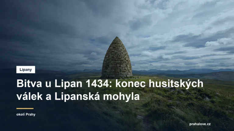 Kamenná mohyla kuželovitého tvaru na návrší