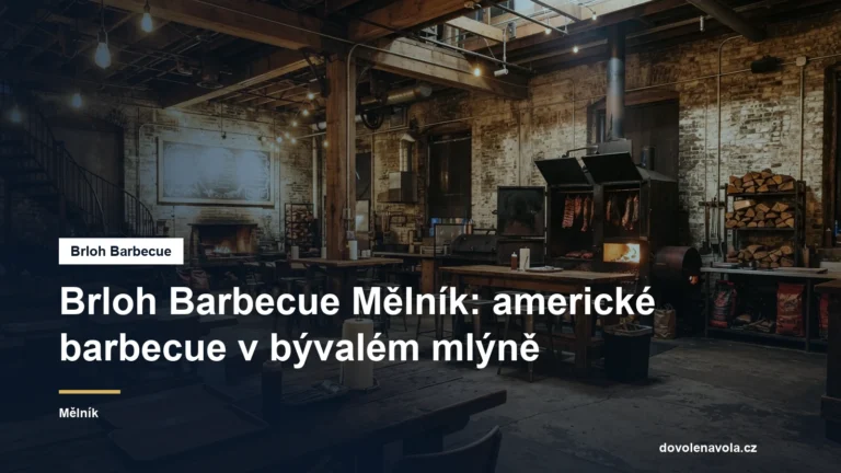 Industriální barbecue restaurace v bývalém mlýně