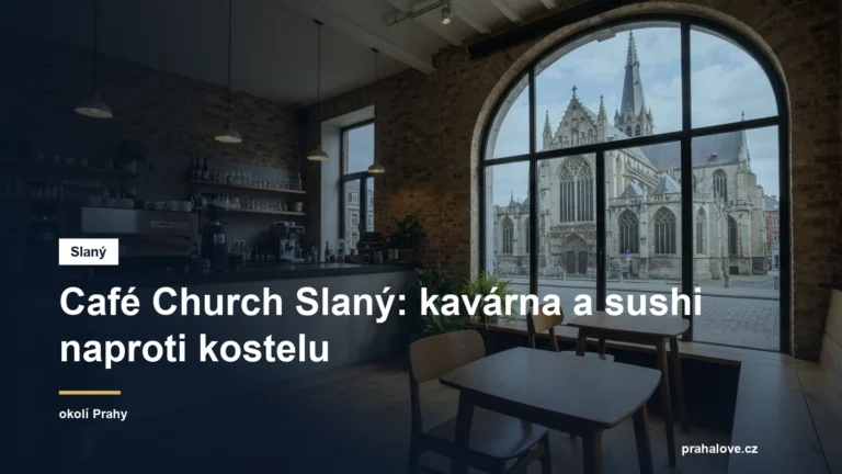 Kavárna s výhledem na kostel